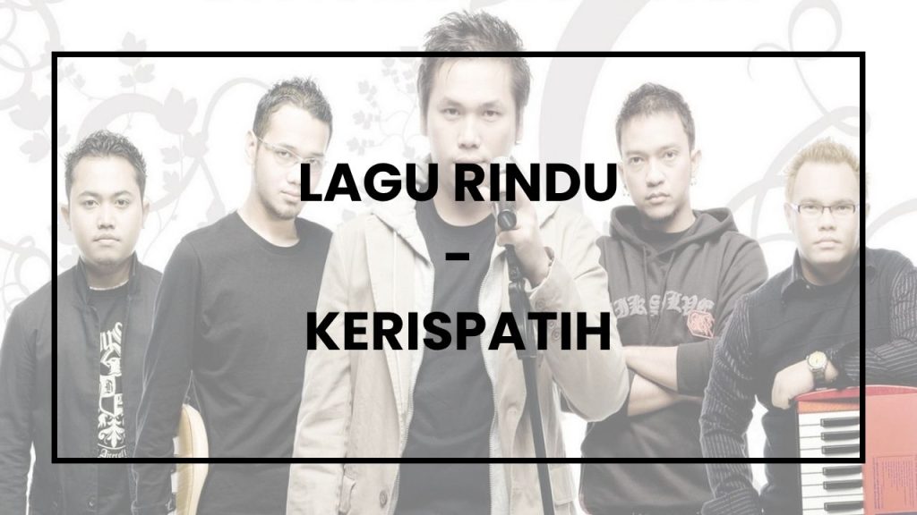 Chord Lagu Rindu - Kerispatih
